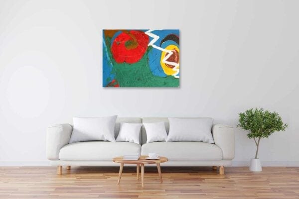 Modernes Acryl Gemälde abstrakt pastos wandbilder