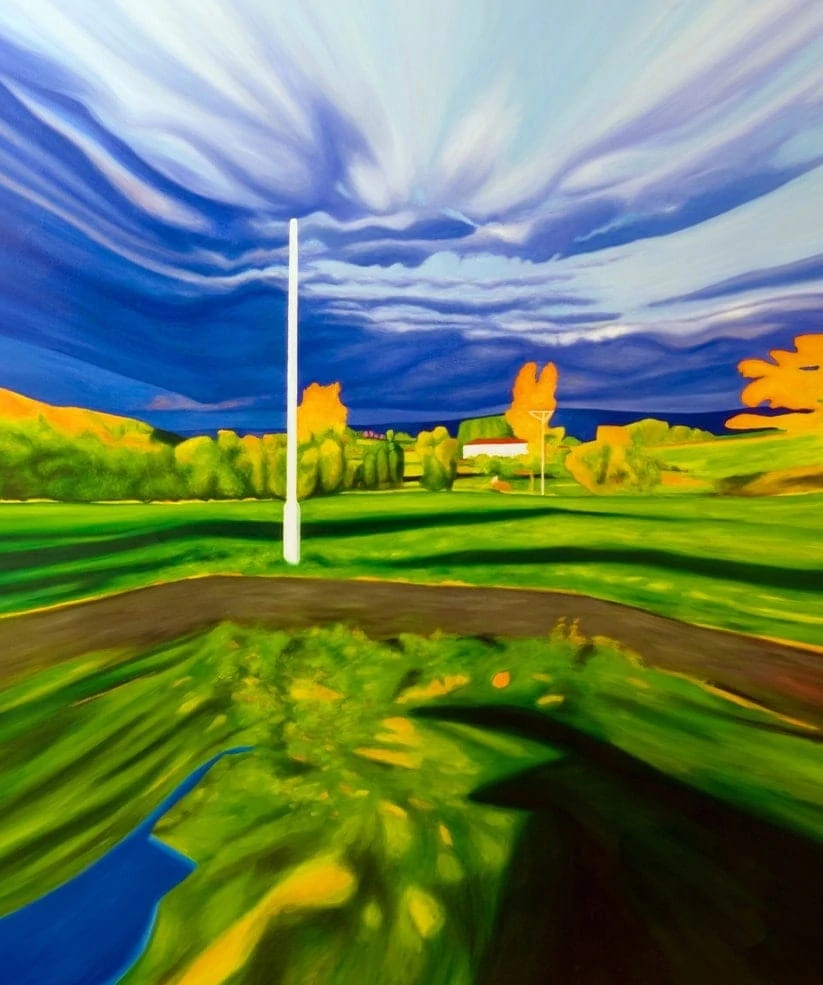 Acrylic paintings modern art landscape